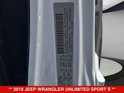 2019 Jeep Wrangler Unlimited Sport S