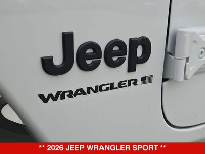 2026 Jeep Wrangler Sport
