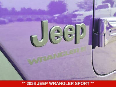 2026 Jeep Wrangler Sport