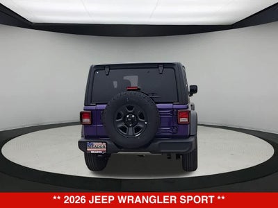 2026 Jeep Wrangler Sport
