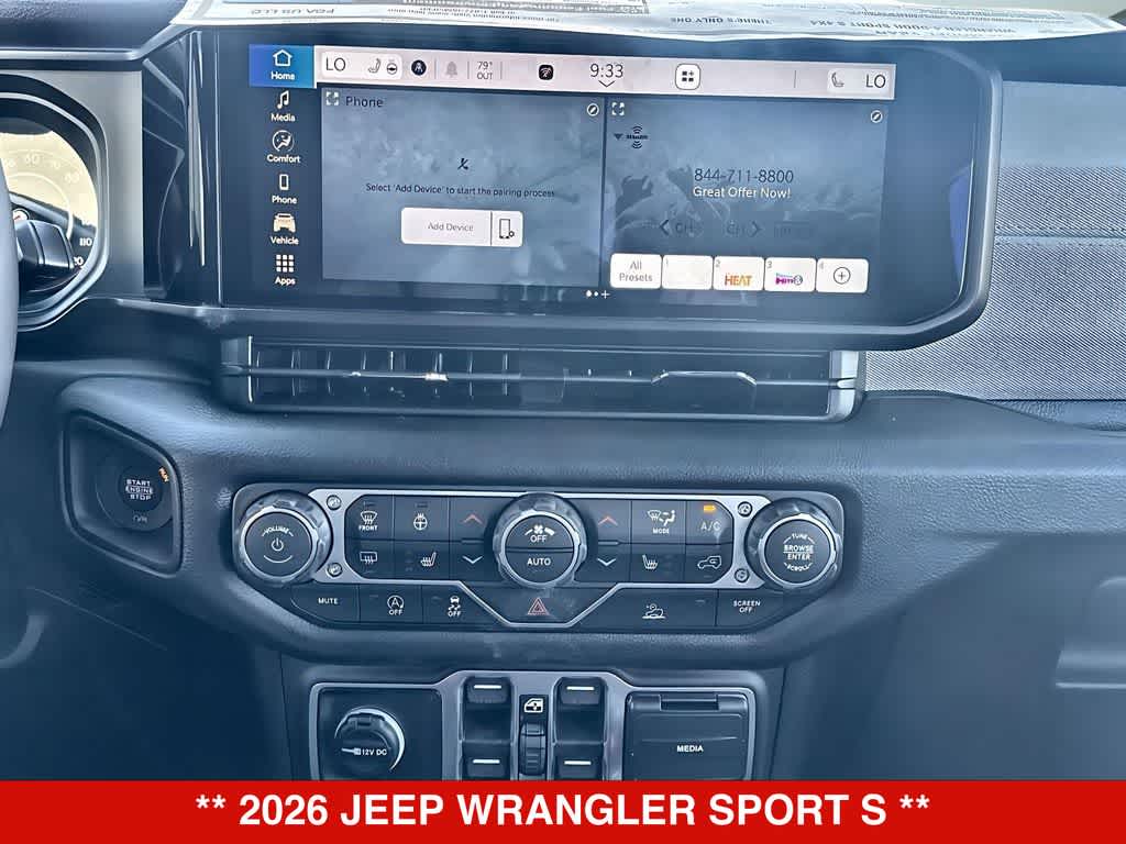 2026 Jeep Wrangler Sport S