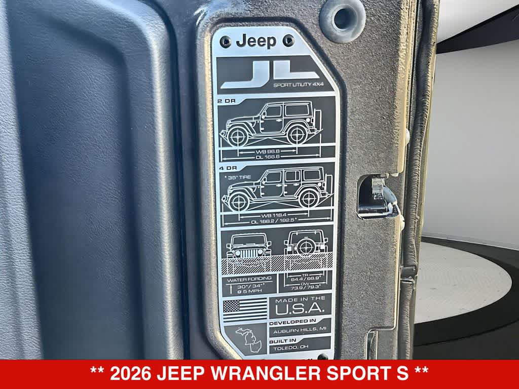 2026 Jeep Wrangler Sport S