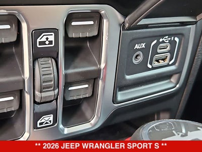 2026 Jeep Wrangler Sport S
