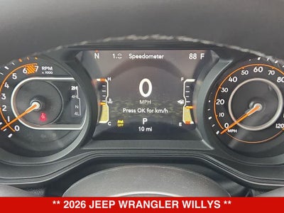 2026 Jeep Wrangler Willys