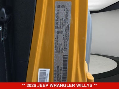 2026 Jeep Wrangler Willys