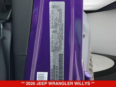 2026 Jeep Wrangler Willys
