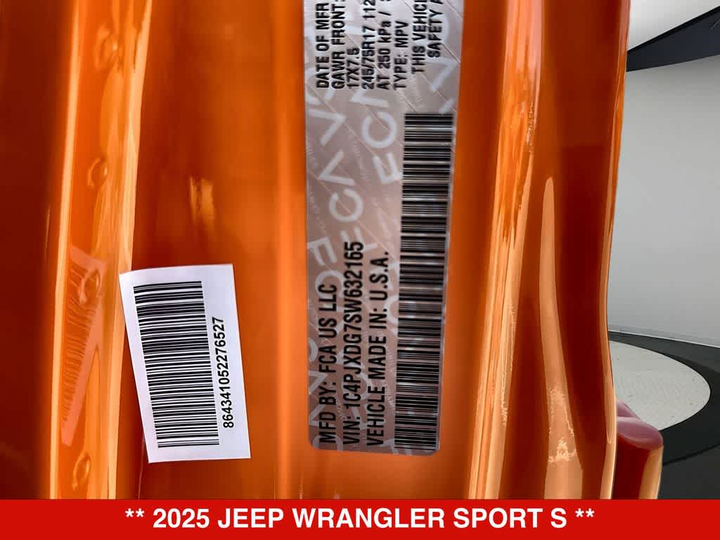2025 Jeep Wrangler Sport S