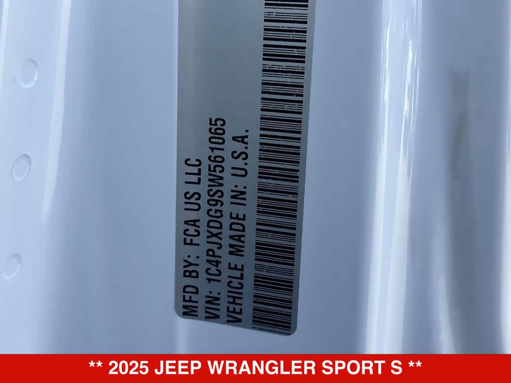 2025 Jeep Wrangler Sport S