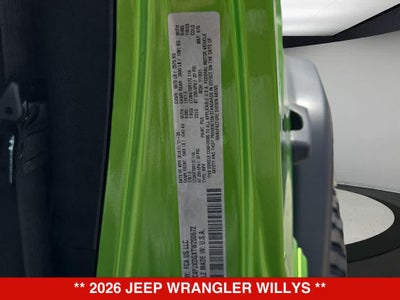 2026 Jeep Wrangler Willys