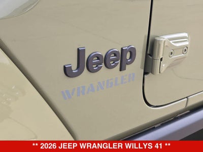 2026 Jeep Wrangler Willys 41