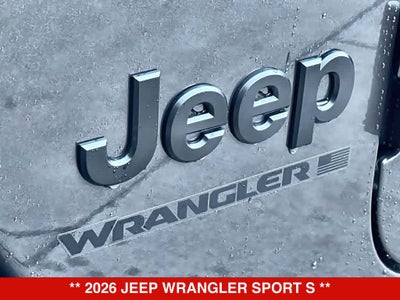 2026 Jeep Wrangler Sport S