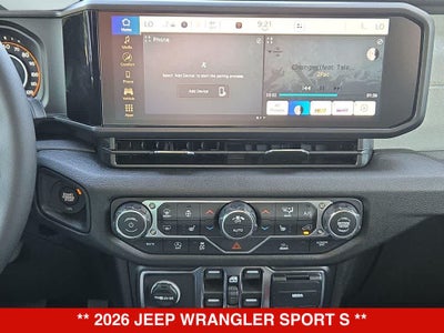 2026 Jeep Wrangler Sport S