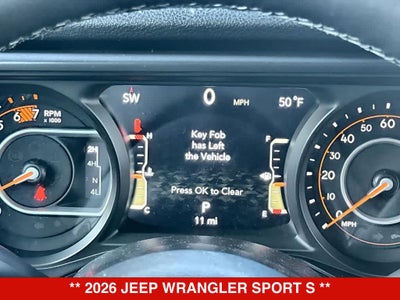 2026 Jeep Wrangler Sport S