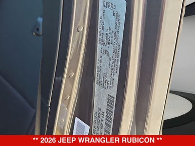 2026 Jeep Wrangler Rubicon
