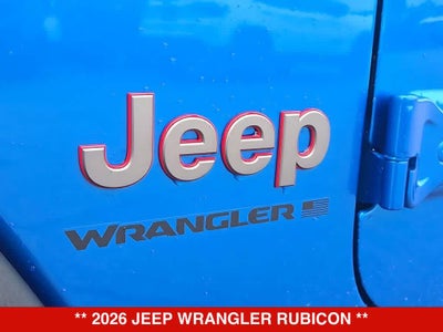 2026 Jeep Wrangler Rubicon