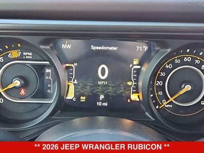 2026 Jeep Wrangler Rubicon