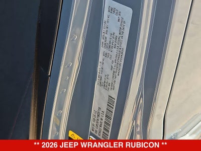 2026 Jeep Wrangler Rubicon
