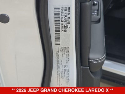 2026 Jeep Grand Cherokee Laredo X