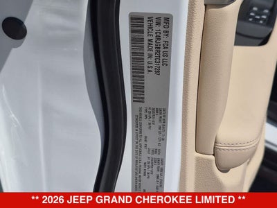 2026 Jeep Grand Cherokee Limited