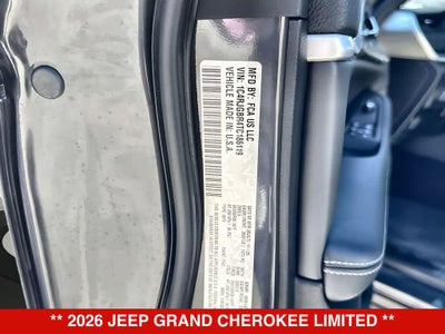 2026 Jeep Grand Cherokee Limited