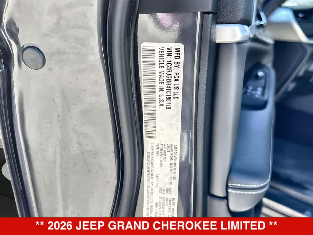 2026 Jeep Grand Cherokee Limited