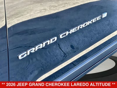 2026 Jeep Grand Cherokee Laredo Altitude