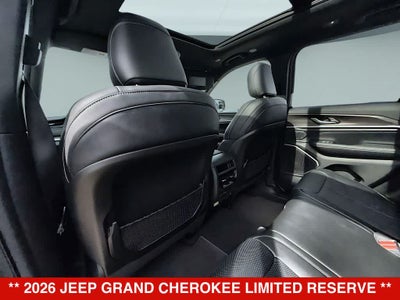 2026 Jeep Grand Cherokee Limited Reserve