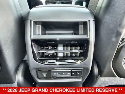 2026 Jeep Grand Cherokee Limited Reserve