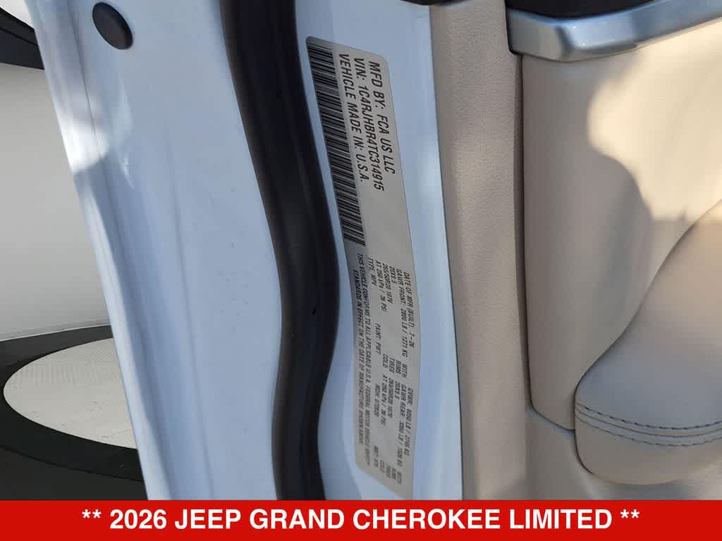 2026 Jeep Grand Cherokee Limited