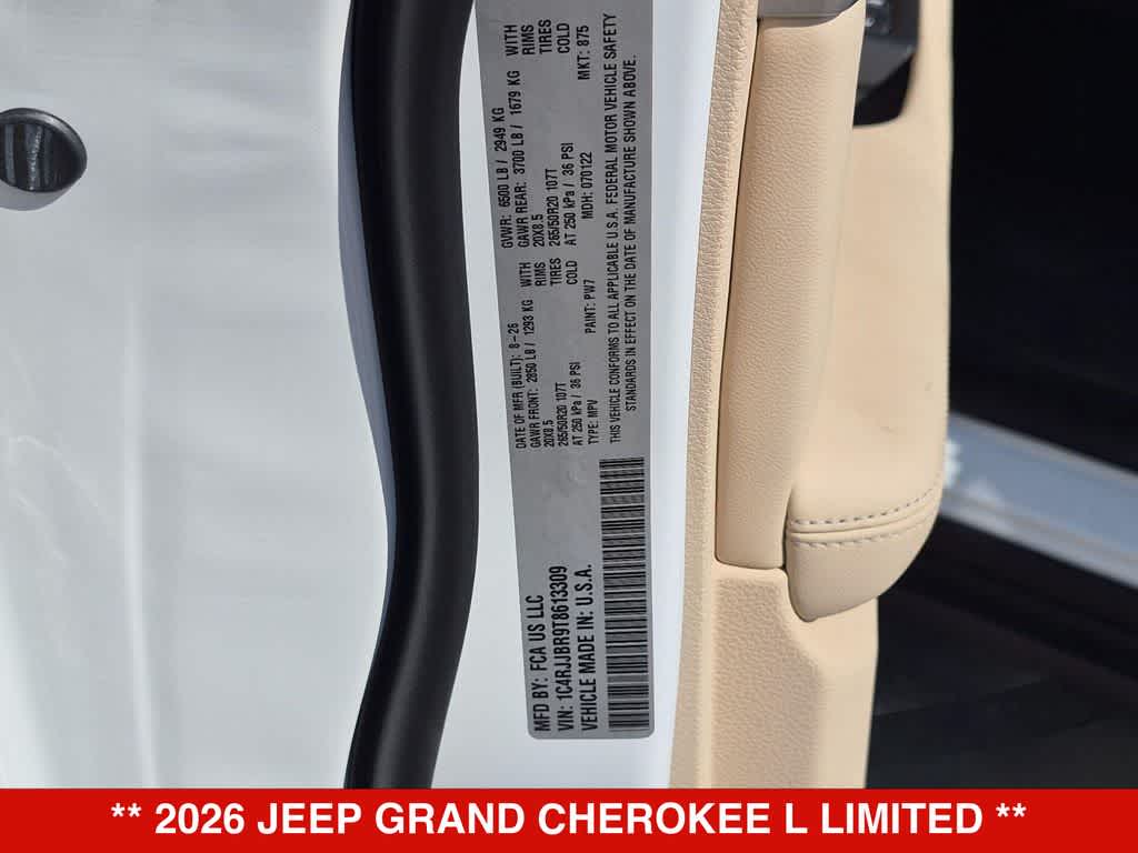 2026 Jeep Grand Cherokee L Limited