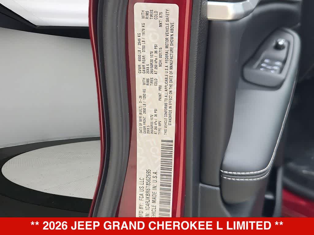 2026 Jeep Grand Cherokee L Limited