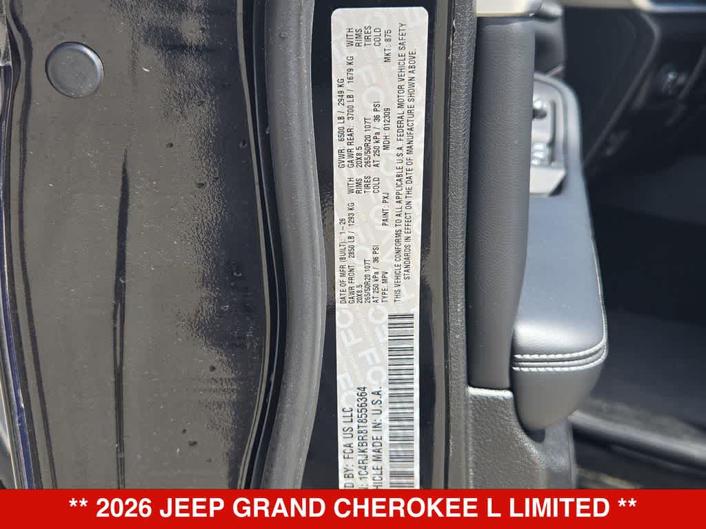 2026 Jeep Grand Cherokee L Limited