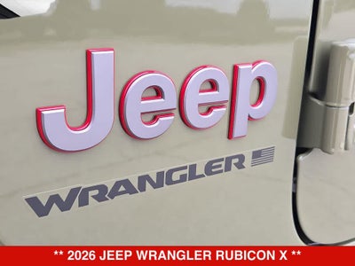 2026 Jeep Wrangler Rubicon X