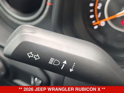 2026 Jeep Wrangler Rubicon X
