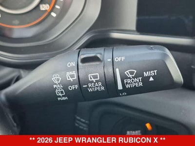 2026 Jeep Wrangler Rubicon X