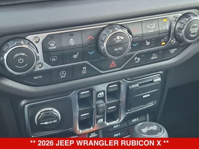 2026 Jeep Wrangler Rubicon X