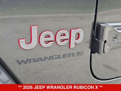2026 Jeep Wrangler Rubicon X
