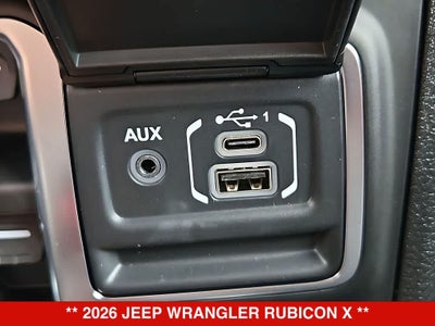 2026 Jeep Wrangler Rubicon X