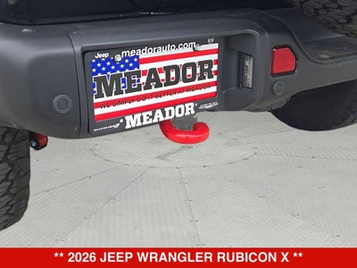 2026 Jeep Wrangler Rubicon X