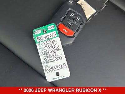 2026 Jeep Wrangler Rubicon X