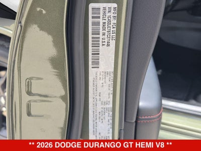 2026 Dodge Durango GT HEMI V8