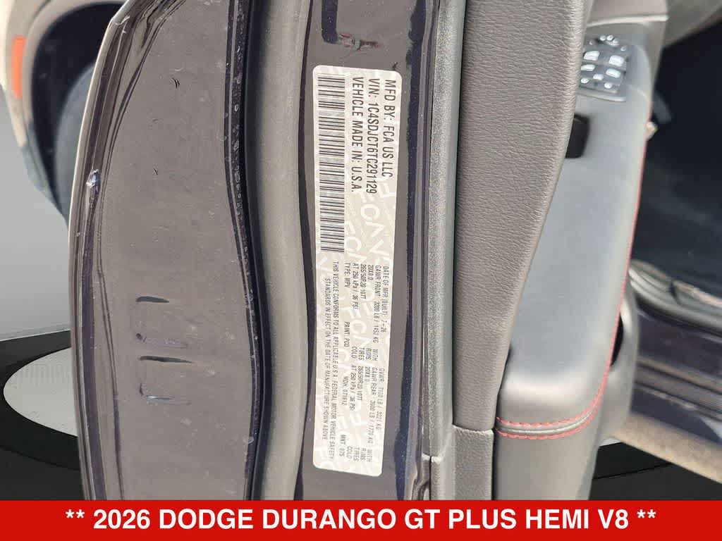 2026 Dodge Durango GT Plus HEMI V8