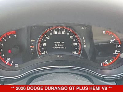 2026 Dodge Durango GT Plus HEMI V8