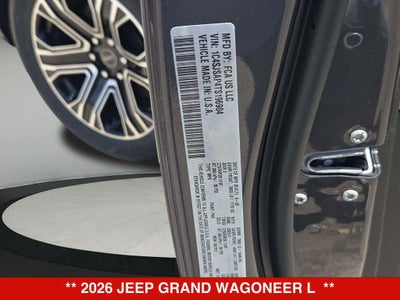 2026 Jeep Grand Wagoneer L 4x4