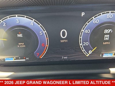2026 Jeep Grand Wagoneer L Limited Altitude