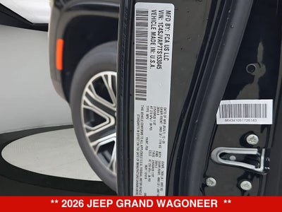 2026 Jeep Grand Wagoneer 4x4