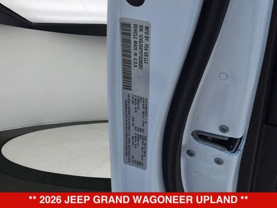 2026 Jeep Grand Wagoneer Upland