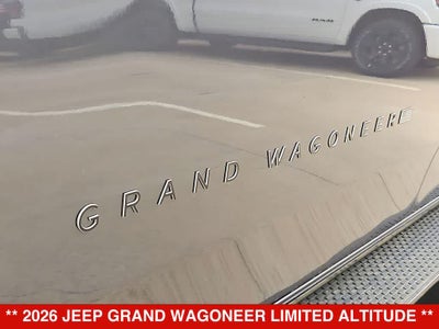 2026 Jeep Grand Wagoneer Limited Altitude