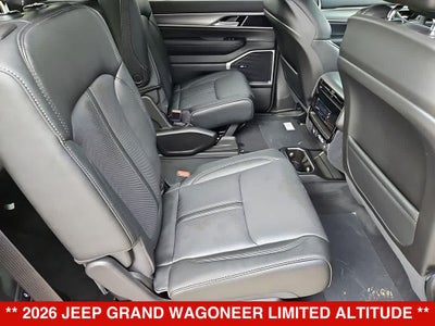 2026 Jeep Grand Wagoneer Limited Altitude