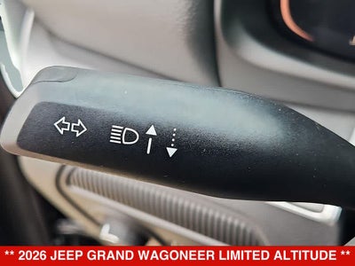 2026 Jeep Grand Wagoneer Limited Altitude